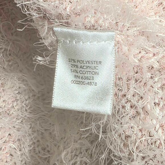 Christopher & Banks Fuzzy Open Vest Blush Pink XL - Picture 6 of 7